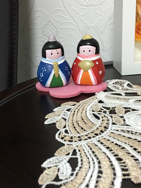 立春が過ぎ、桃の節句に向けて〜お雛様を飾りました♪